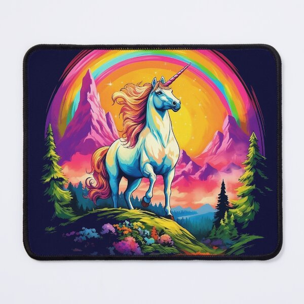 Item preview, Majestic Unicorn on Rainbow Mountain designed and sold by Merwem.