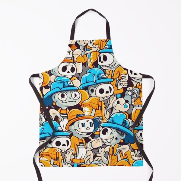 Item preview, Funny Cartoon Cute Skeletons Pattern Art Design #39 designed and sold by Pexelpanoramas.