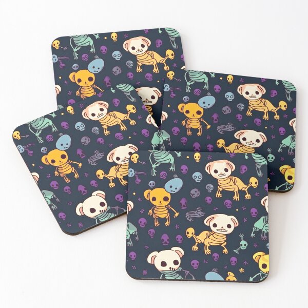 Item preview, Funny Cartoon Cute Skeletons Pattern Art Design #40 designed and sold by Pexelpanoramas.