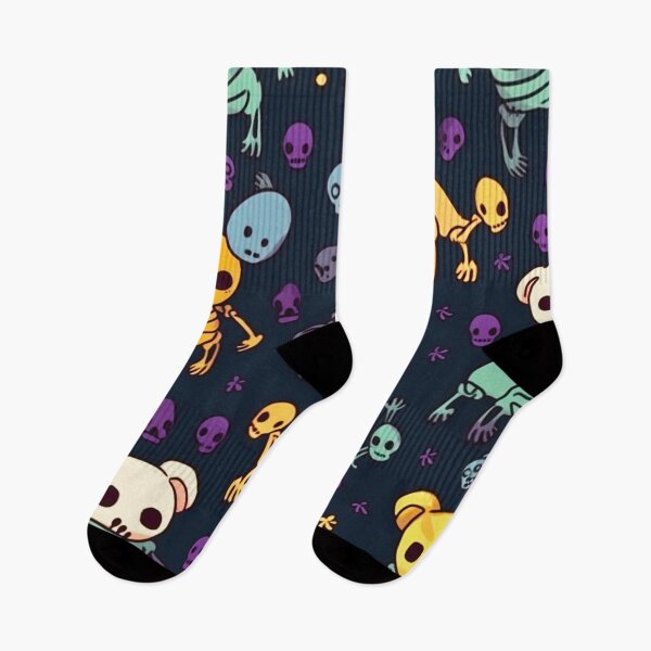 Item preview, Funny Cartoon Cute Skeletons Pattern Art Design #40 designed and sold by Pexelpanoramas.