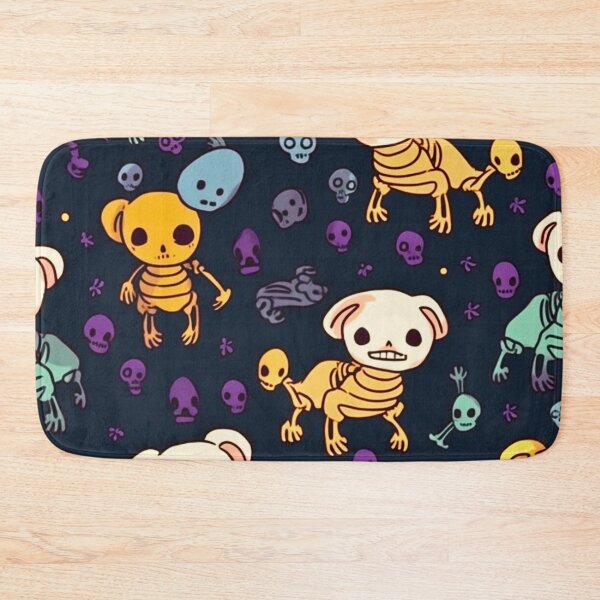 Item preview, Funny Cartoon Cute Skeletons Pattern Art Design #40 designed and sold by Pexelpanoramas.