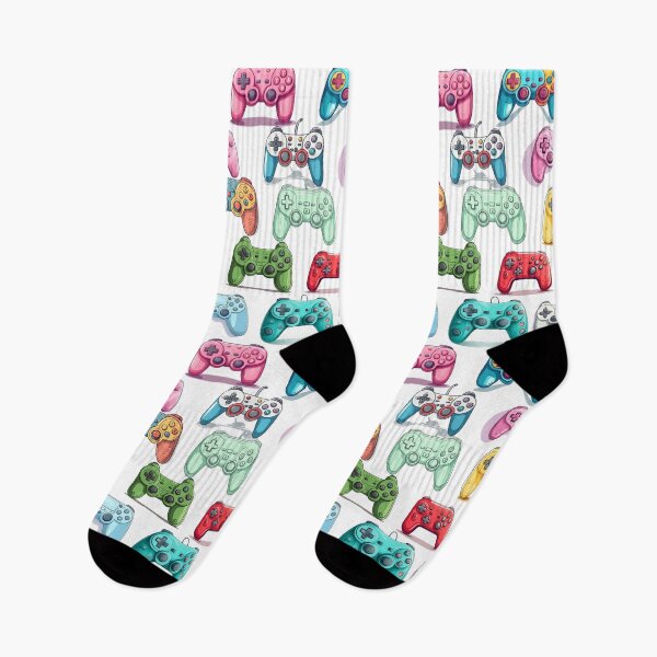 Item preview, Console Game Controllers Seamless Pattern designed and sold by duke818.