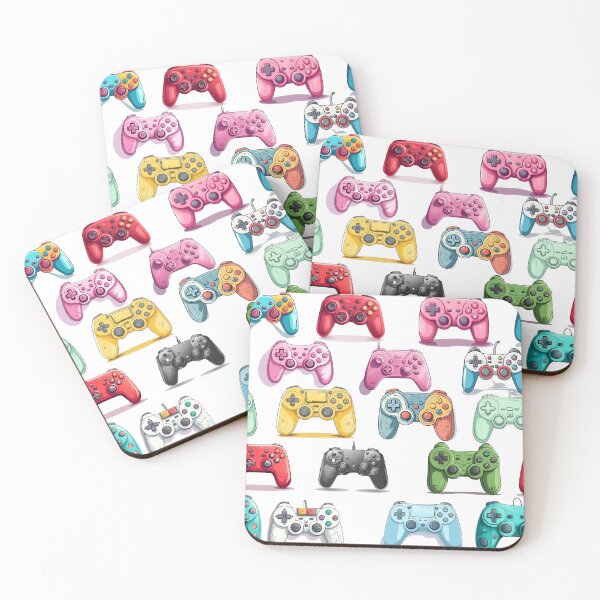 Item preview, Console Game Controllers Seamless Pattern designed and sold by duke818.