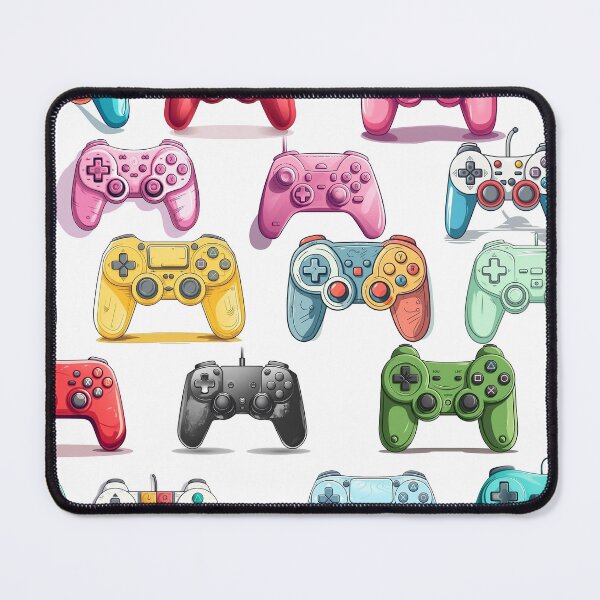 Item preview, Console Game Controllers Seamless Pattern designed and sold by duke818.