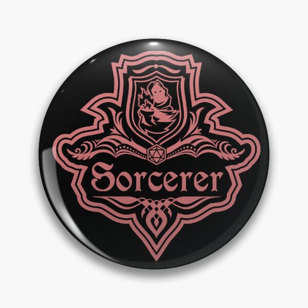 Artikelvorschau, D&D Sorcerer Klasse 1 Farbemblem entworfen und verkauft von sunburstrpg.