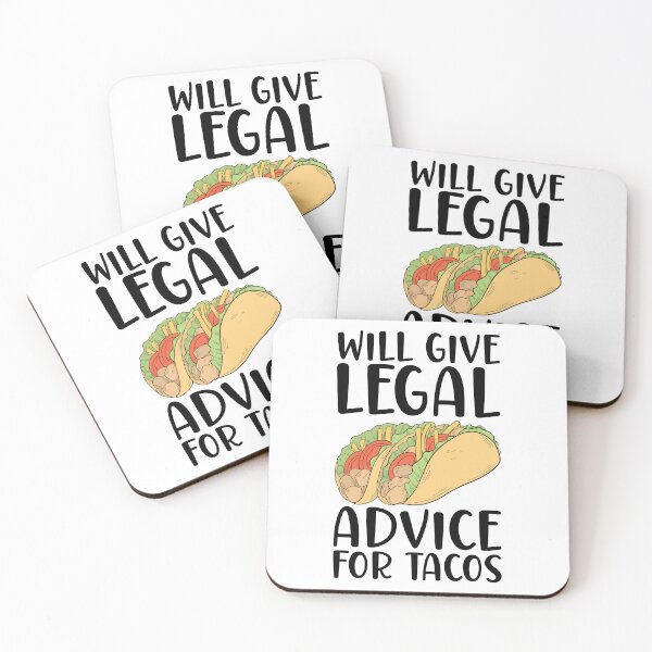 Item preview, Will Give Legal Advice For Tacos Funny Lawyer designed and sold by kamrankhan.