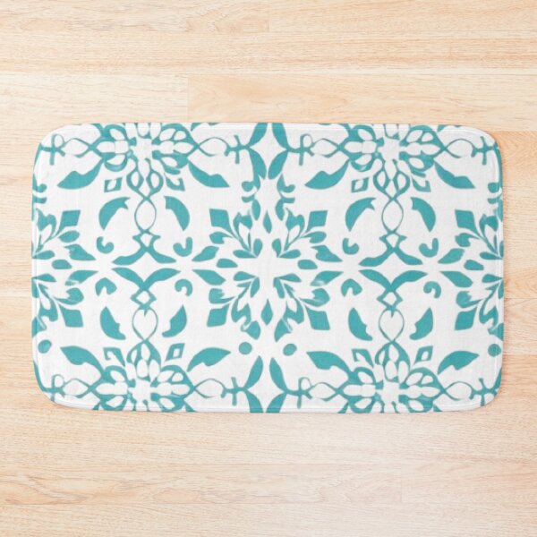 Item preview, Mosaico azulejo flores verde designed and sold by GirlaineSQ.
