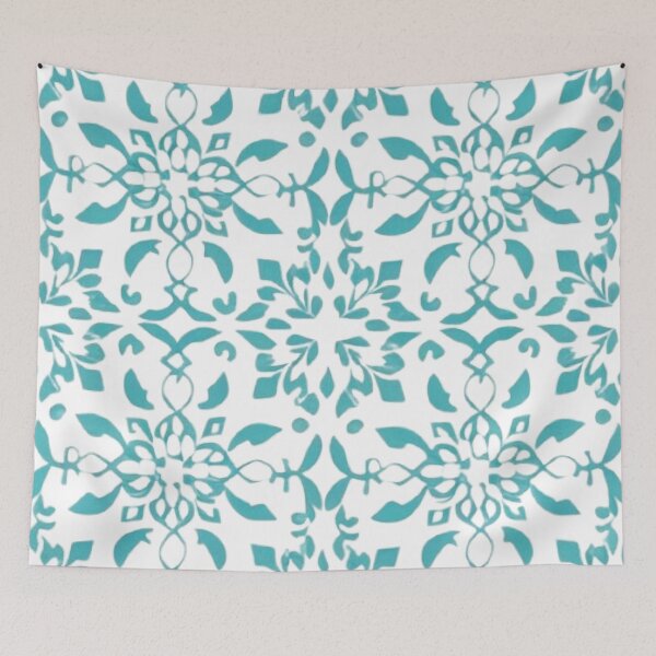 Item preview, Mosaico azulejo flores verde designed and sold by GirlaineSQ.