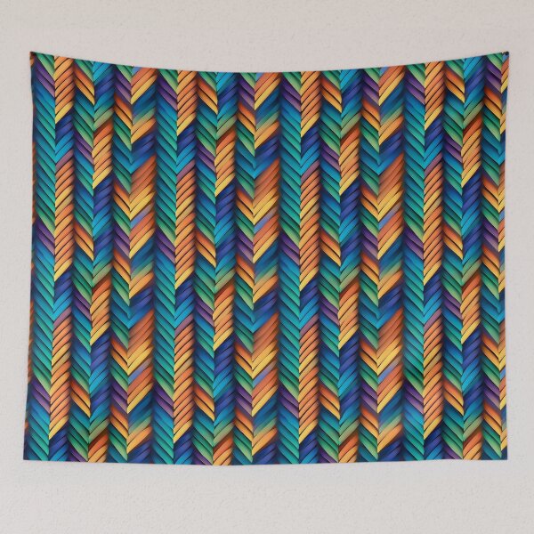 Item preview, Colorful Weave Pattern designed and sold by UlDesigns.