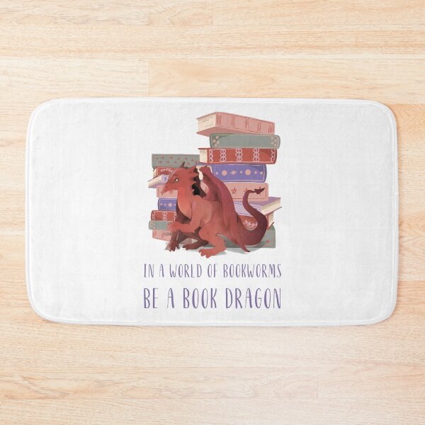 Item preview, In a world of bookworms be a book dragon designed and sold by addict2reading.