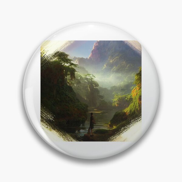 Item preview, Idyllic and verdant landscape designed and sold by EssenceBloom.