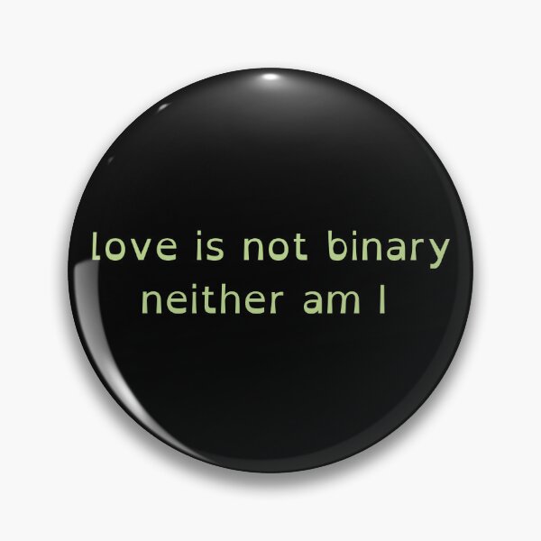 Item preview, love is not binary ( green) designed and sold by frog-liege.