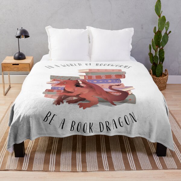 Item preview, In a world of bookworms be a book dragon designed and sold by addict2reading.