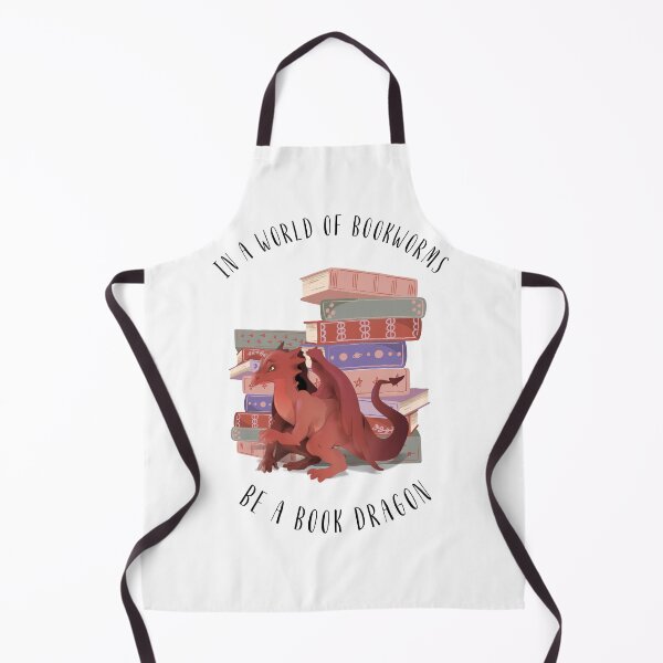 Item preview, In a world of bookworms be a book dragon designed and sold by addict2reading.