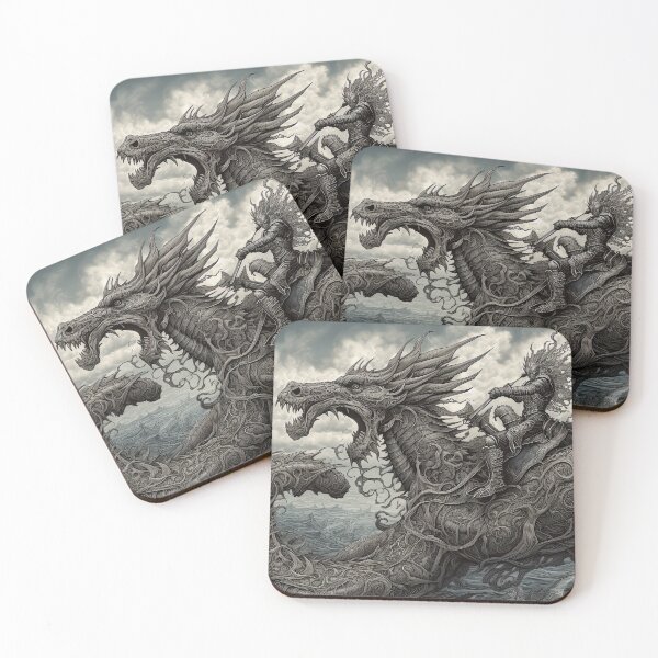 Item preview,  the king dragon warrior-china-cool-the warrior-fighter-dragon-fantasy-fire-fight designed and sold by Hermossa-Art.