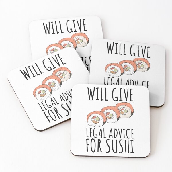 Item preview, Will Give Legal Advice For Sushi designed and sold by kamrankhan.