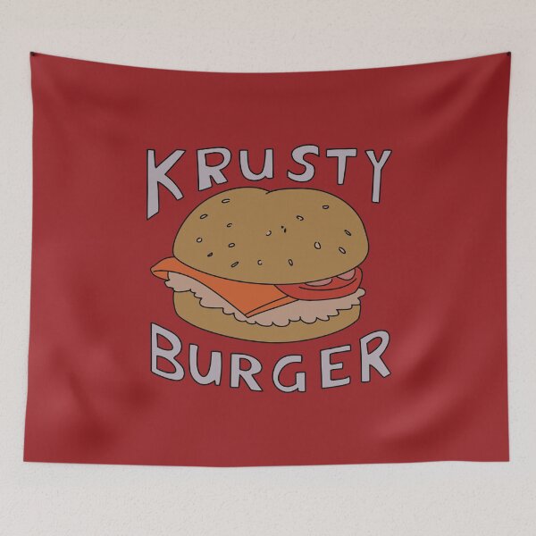 Item preview, Krusty Burger Ad designed and sold by REALsaintpetty.