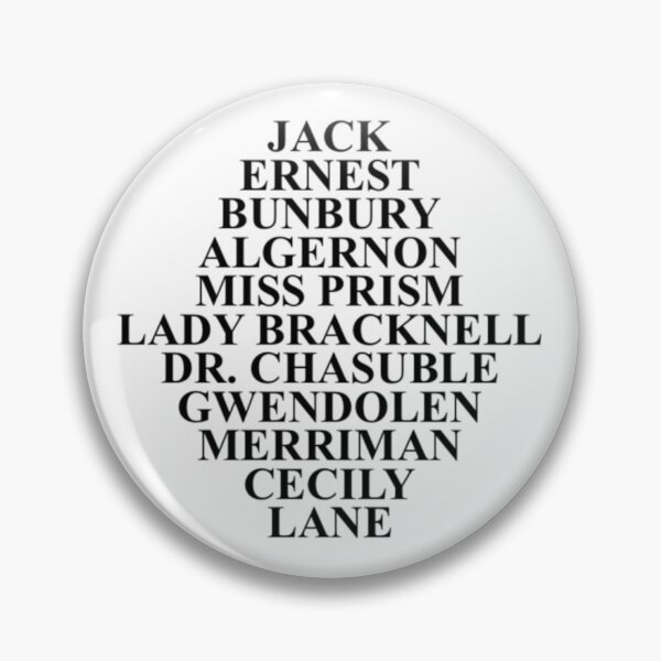 Item preview, The Importance Of Being Earnest Bunbury Oscar Wilde designed and sold by radiantdark.
