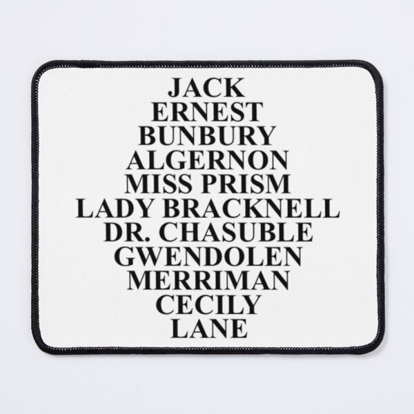 Item preview, The Importance Of Being Earnest Bunbury Oscar Wilde designed and sold by radiantdark.