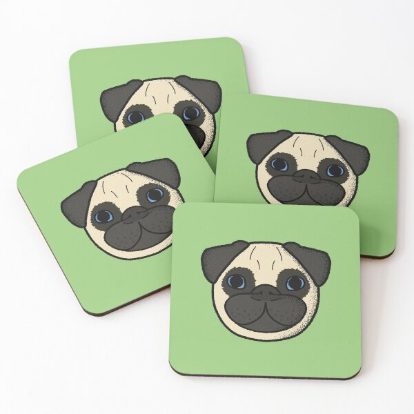 Item preview, Cute Dog Pug Vintage Grunge Illustrated designed and sold by Cayden Colias.