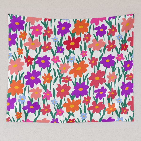 Item preview, Colorful Flower Meadow Pattern designed and sold by Ana Moguš.