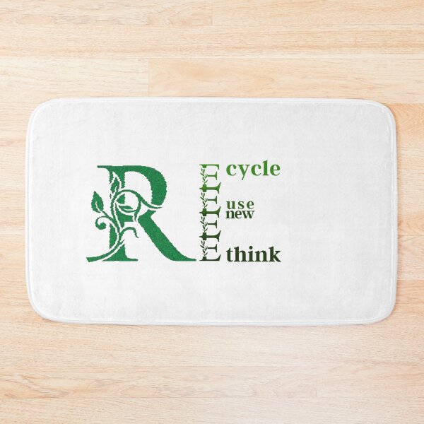 Item preview, Recycle, Reuse, Renew, Rethink: The Power of Four Words designed and sold by ThriveShop.