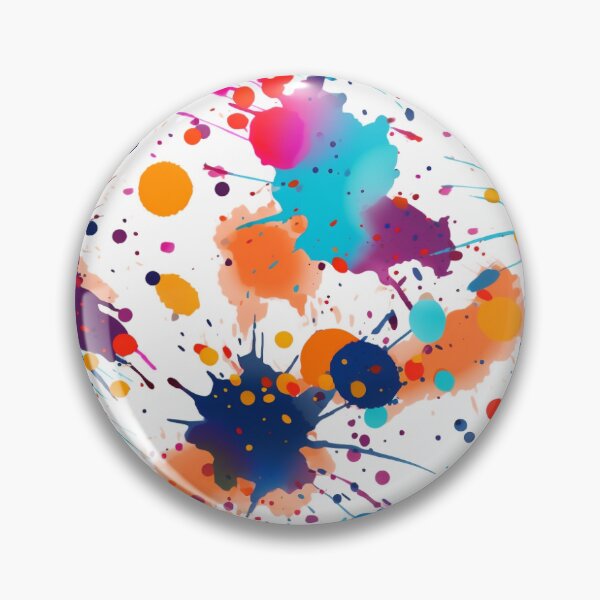 Item preview, Artists Splash blue orange purple  designed and sold by LukomiArt.