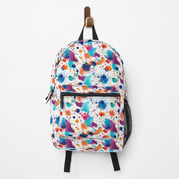 Item preview, Artists Splash blue orange purple  designed and sold by LukomiArt.