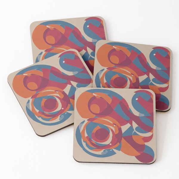 Item preview, Orange, blue and red roses | Brute force designed and sold by Phoenix-Textile.