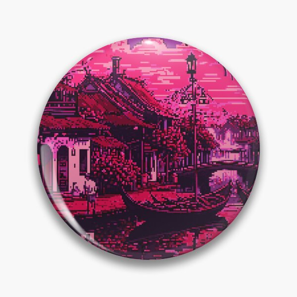 Item preview, Hoi An Vietnam Pixel Art Retro designed and sold by PixelAirlines.