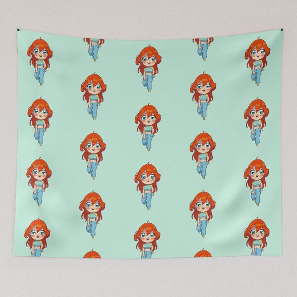 Item preview, Redhead Chibi Fiery Girl  designed and sold by MelTina.