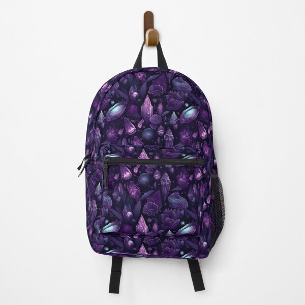 Item preview, Dark Magic Crystals Pattern | Purple Healing Crystal Pattern designed and sold by neverworldian.