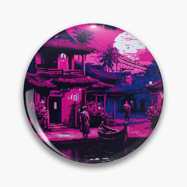 Item preview, Hoi An Vietnam Pixel Art Retro designed and sold by PixelAirlines.