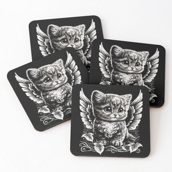Item preview, Angel Kitty designed and sold by GammarayPrints.