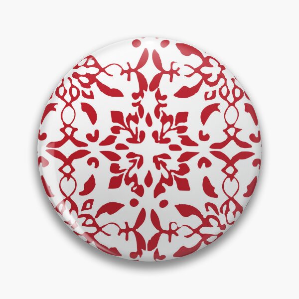 Item preview, Mosaico azulejo flores vermelho designed and sold by GirlaineSQ.