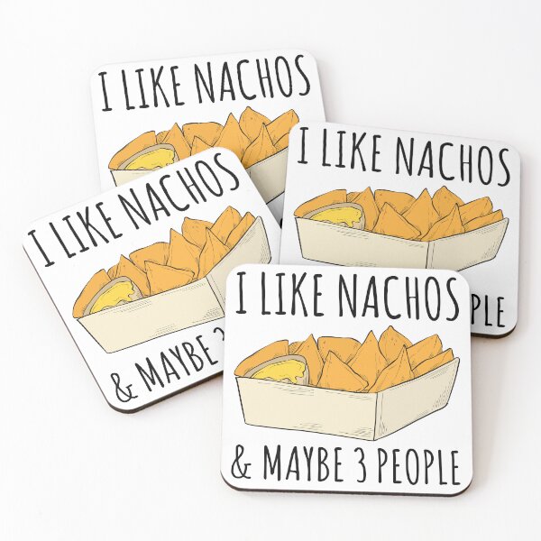 Item preview, I Like Nachos And Maybe 3 People designed and sold by kamrankhan.