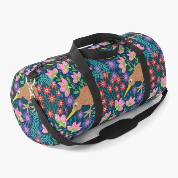 Item preview, OKARITO KIWI BIRD New Zealand Cute Flightless Birdy Wildlife Nature Comeback Species with Bug and Flowers in Bright Multi-Colours - UnBlink Studio by Jackie Tahara designed and sold by Jackie Tahara of UnBlink Studio.