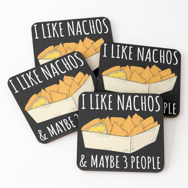 Item preview, I Like Nachos And Maybe 3 People designed and sold by kamrankhan.