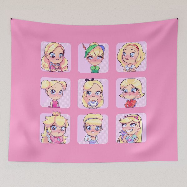 Item preview, 3x3 Blonde Characters designed and sold by MelTina.