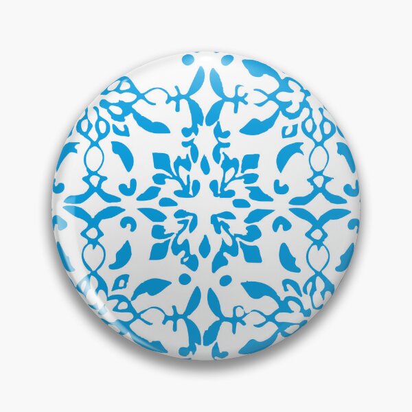 Item preview, Mosaico azulejo flores azul designed and sold by GirlaineSQ.