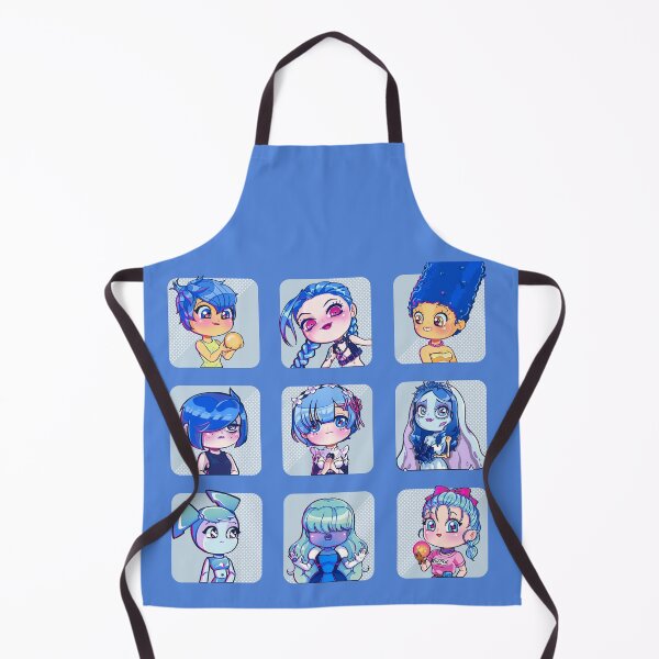 Item preview, 3x3 Blue Haired Characters designed and sold by MelTina.