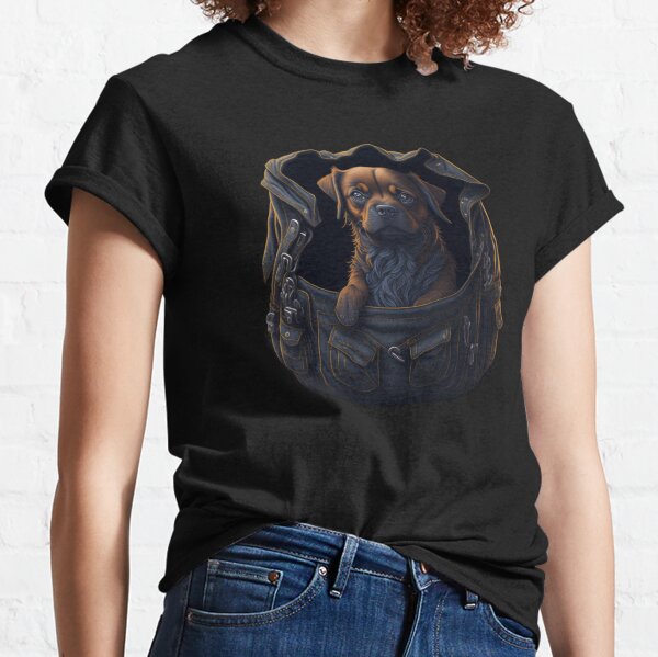 Puppy In Pocket T Shirts for Sale Redbubble