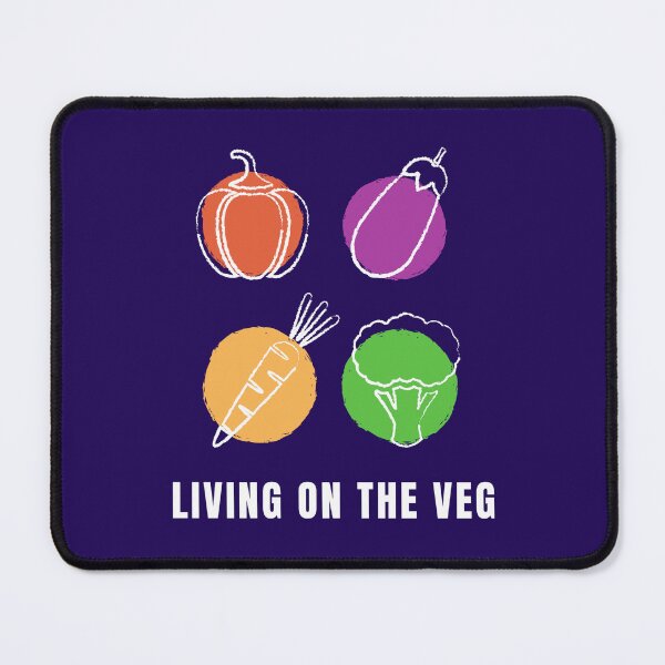 Item preview, Living On the Veg - Vegan Vegetarian Christmas Gift designed and sold by StudioTina.