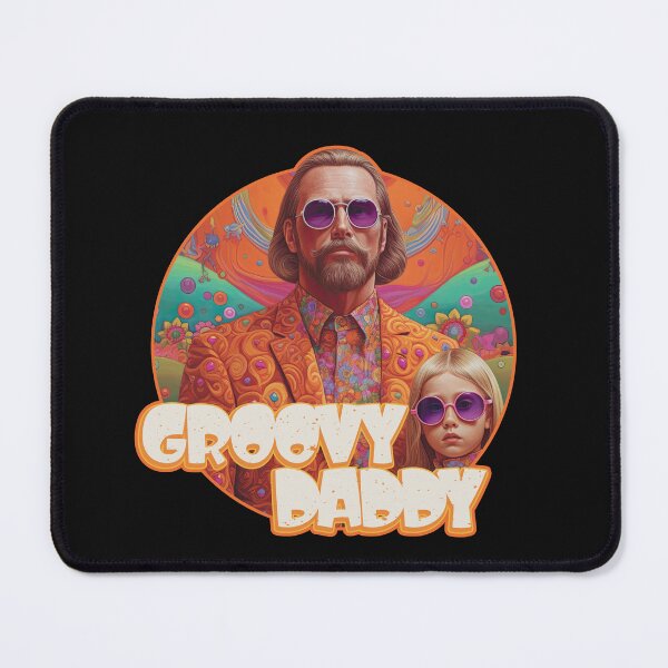 Item preview, Groovy Psychedelic Dad and Daughter designed and sold by danielliamgill.