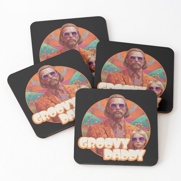Item preview, Groovy Psychedelic Dad and Daughter designed and sold by danielliamgill.