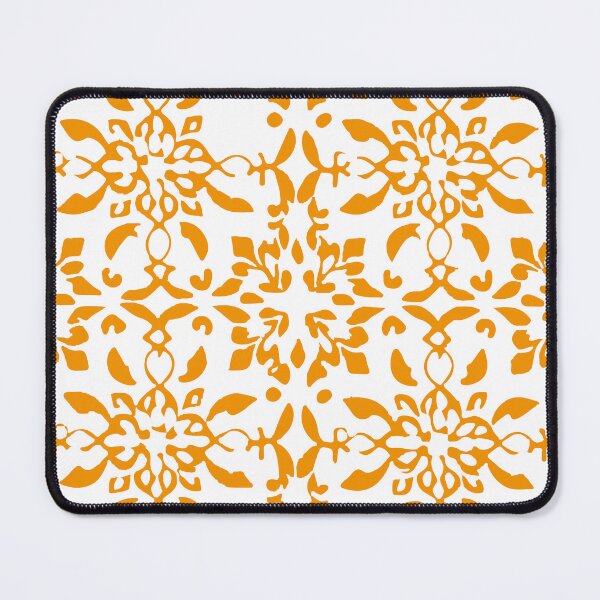 Item preview, Mosaico azulejo flores laranja designed and sold by GirlaineSQ.
