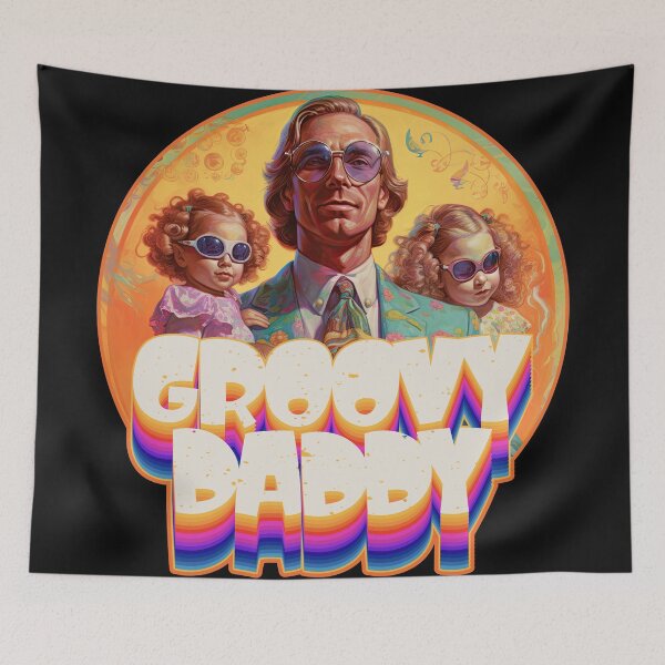 Item preview, Groovy Daddy and Daughters designed and sold by danielliamgill.