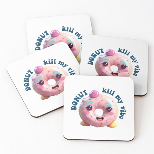 Item preview, Donut Pun Kawaii| Funny sayings| Donut Puns| Donut kill my vibe designed and sold by Createya.