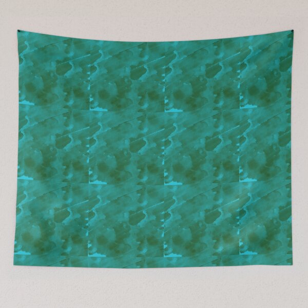 Item preview, Teal blotch designed and sold by danbellarts.