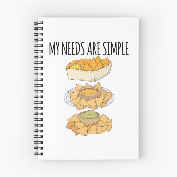 Item preview, My Needs Are Simple Funny Cheese Nachos designed and sold by kamrankhan.